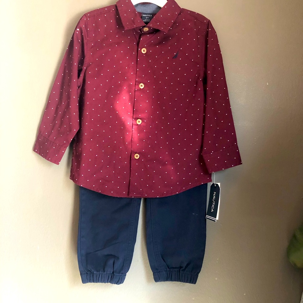 Nautical 3 T boy outfit set